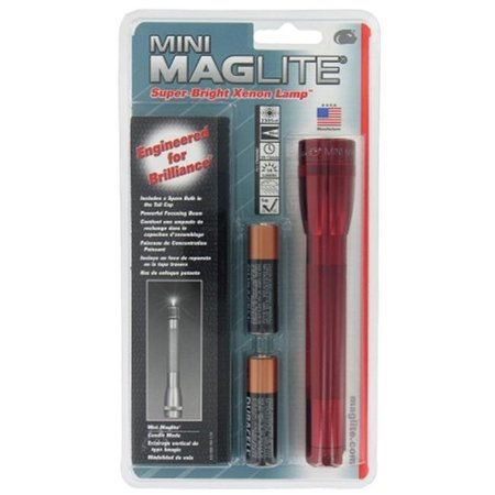 Mag Instrument Mag Instrument Red Mini Maglite With Candle Mode  M2A03H M2A03H